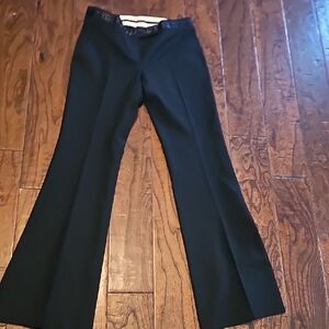 Theory Black Flare Pants